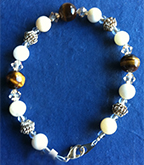 tigereye calcite bracelet