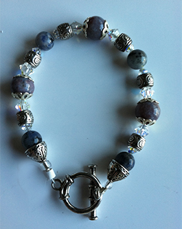 sodalite jasper bracelet